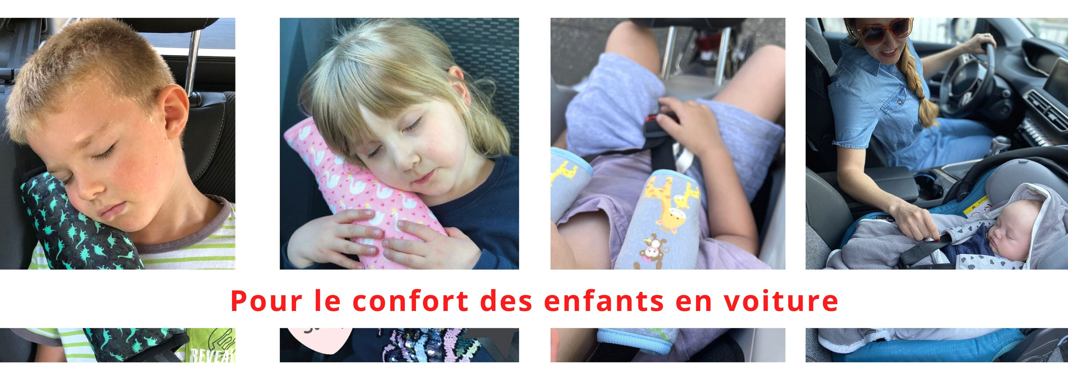 Pour le confort des enfants en voiture